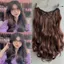 Tóc giả kẹp 6 phím xoăn lơi 40 cm, giúp nối dài tóc,dày và làm phồng tóc tự nhiên