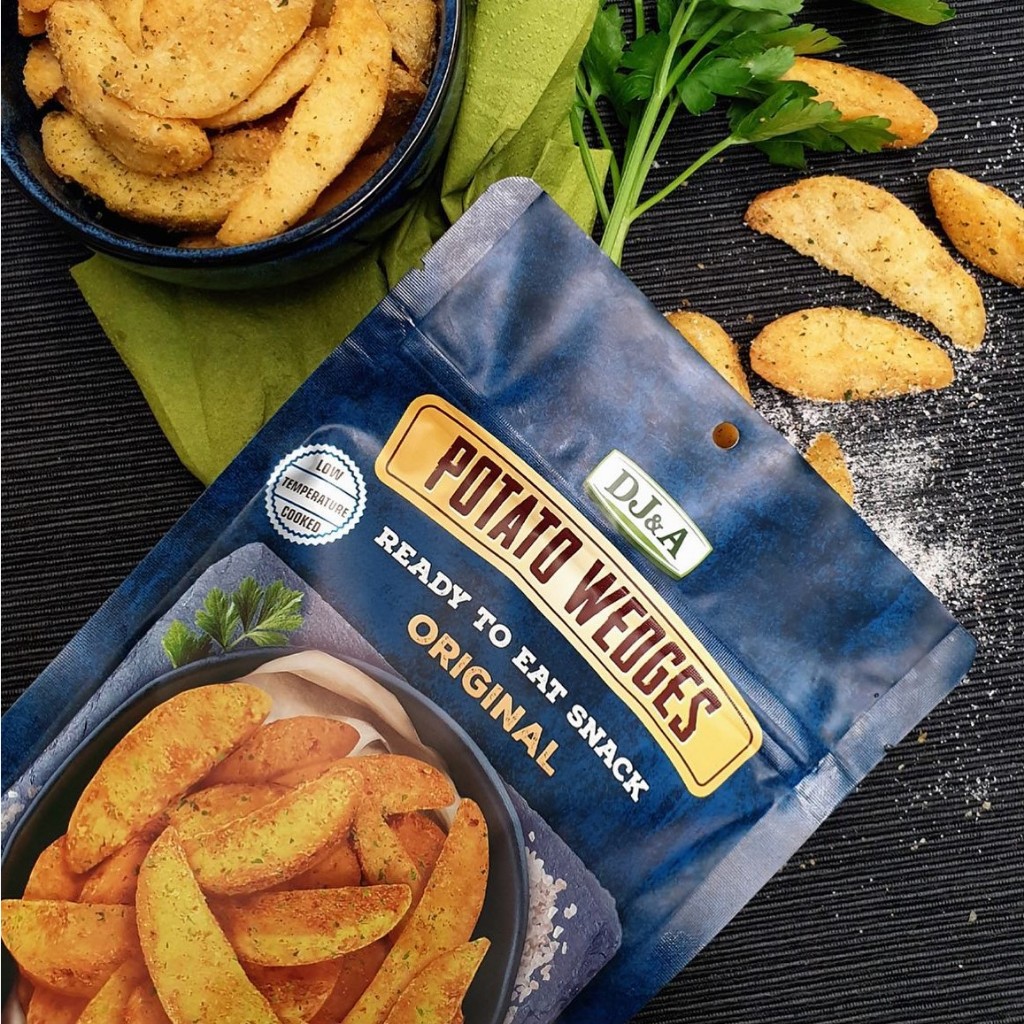 Ảnh Khoai Tây Sấy Ít Béo Vị Truyền Thống 100g DJ&A - Thích hợp ăn chay - Original Potato Wedges - Giảm Cân Ăn Được 1