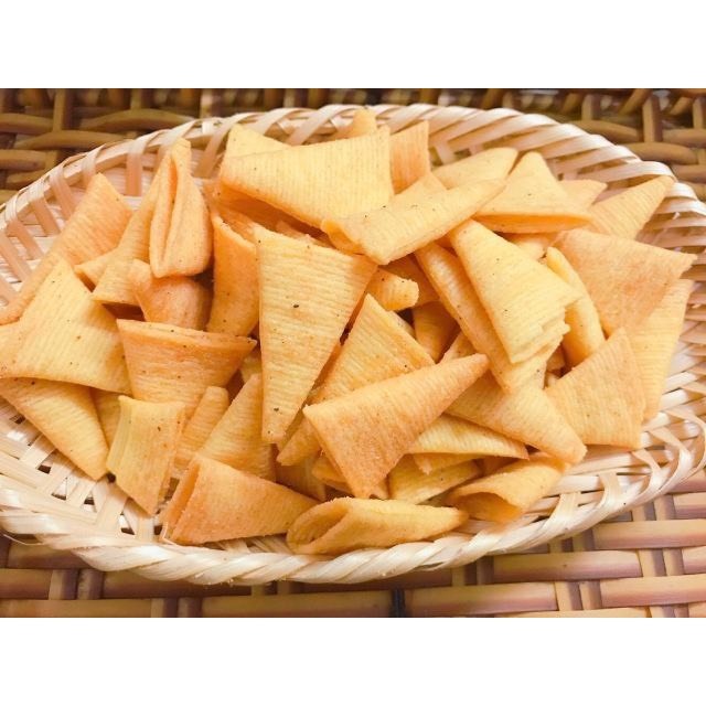 500Gr Snack Nón Hình Tam Giác Giòn Tan Tẩm Vị, Đóng Túi Zip Sạch Sẽ