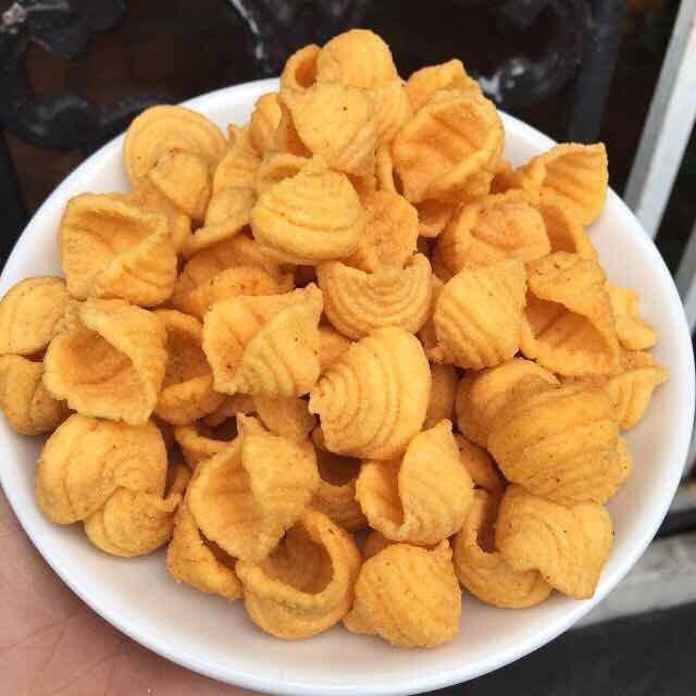 500Gr BimBim Hình Ốc Thơm Giòn Cay Nhẹ, Đóng Túi Zip Sạch Sẽ