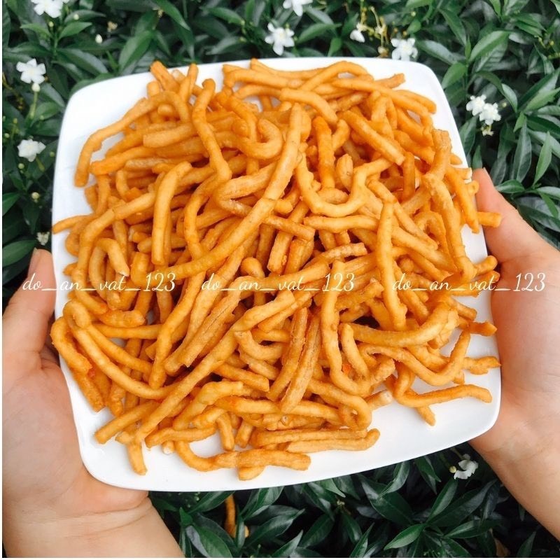 500Gr BimBim Tăm Phô Mai, Thơm Ngon Giòn Tan, Đóng Túi Zip Sạch Sẽ.
