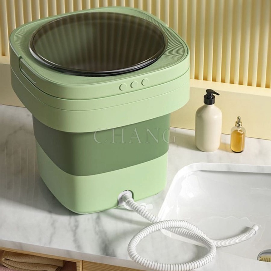 Máy Giặt Mini Gấp Gọn SUMI - Máy Giặt Tất, Đồ Lót, Đồ Cho Bé Khử Khuẩn Bằng Ánh Sáng Xanh Công Suất 36W