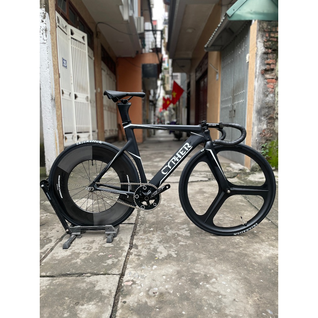 Xe đạp Track Cypher Fixed Gear nhôm càng carbon | Shopee Việt Nam