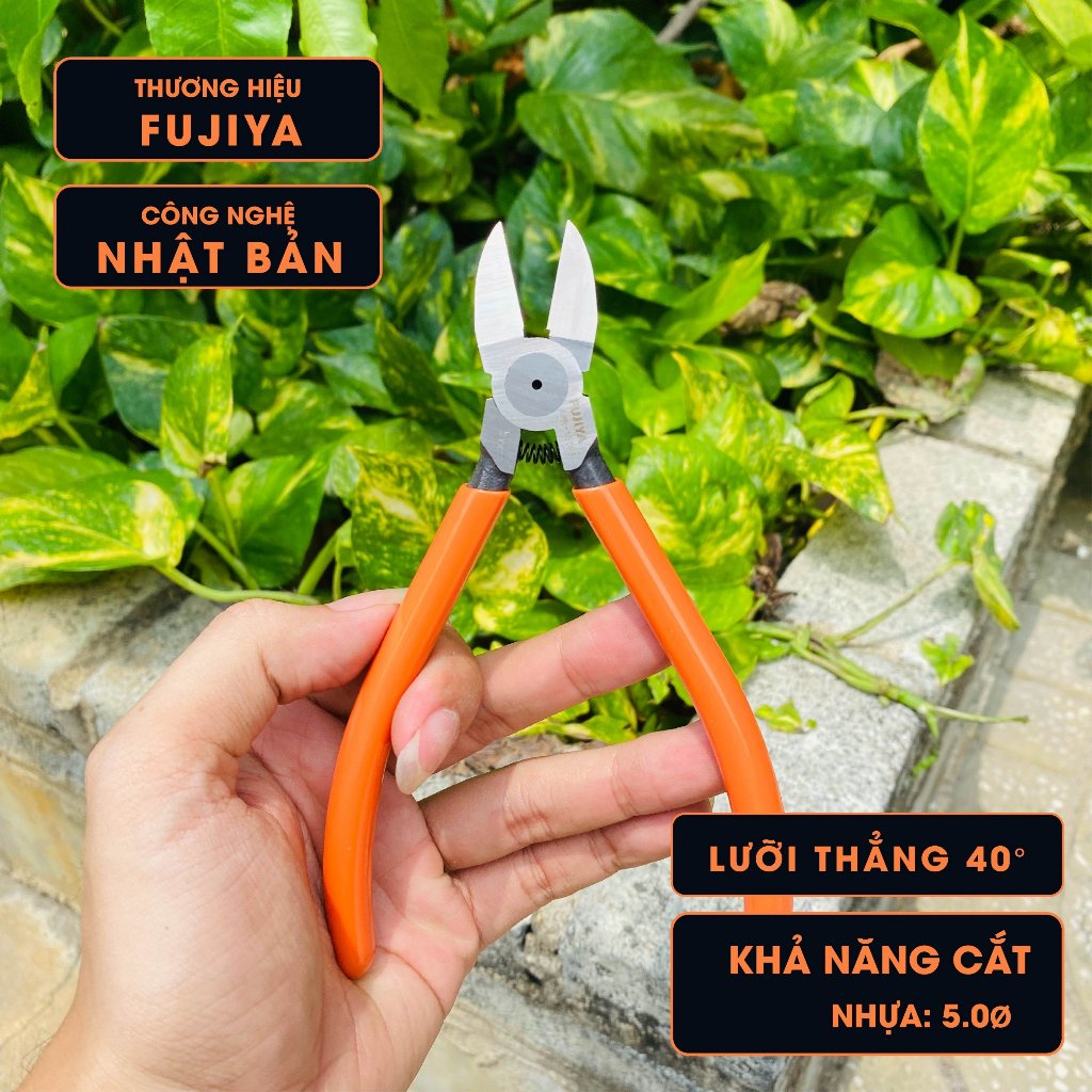 Kìm cắt nhựa lưỡi bằng Fujiya APN-150FS 6''(150mm)