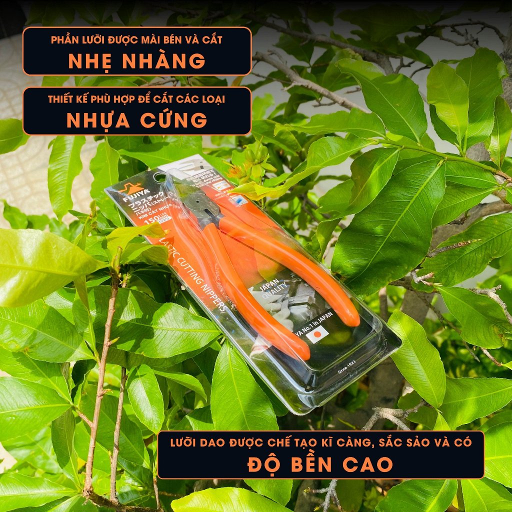 Kìm cắt nhựa lưỡi bằng Fujiya APN-150FS 6''(150mm)