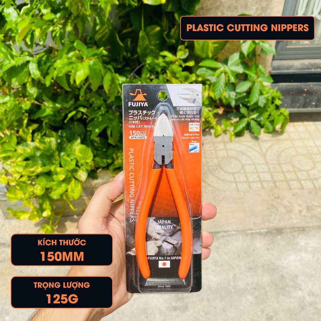 Kìm cắt nhựa lưỡi bằng Fujiya APN-150FS 6''(150mm)