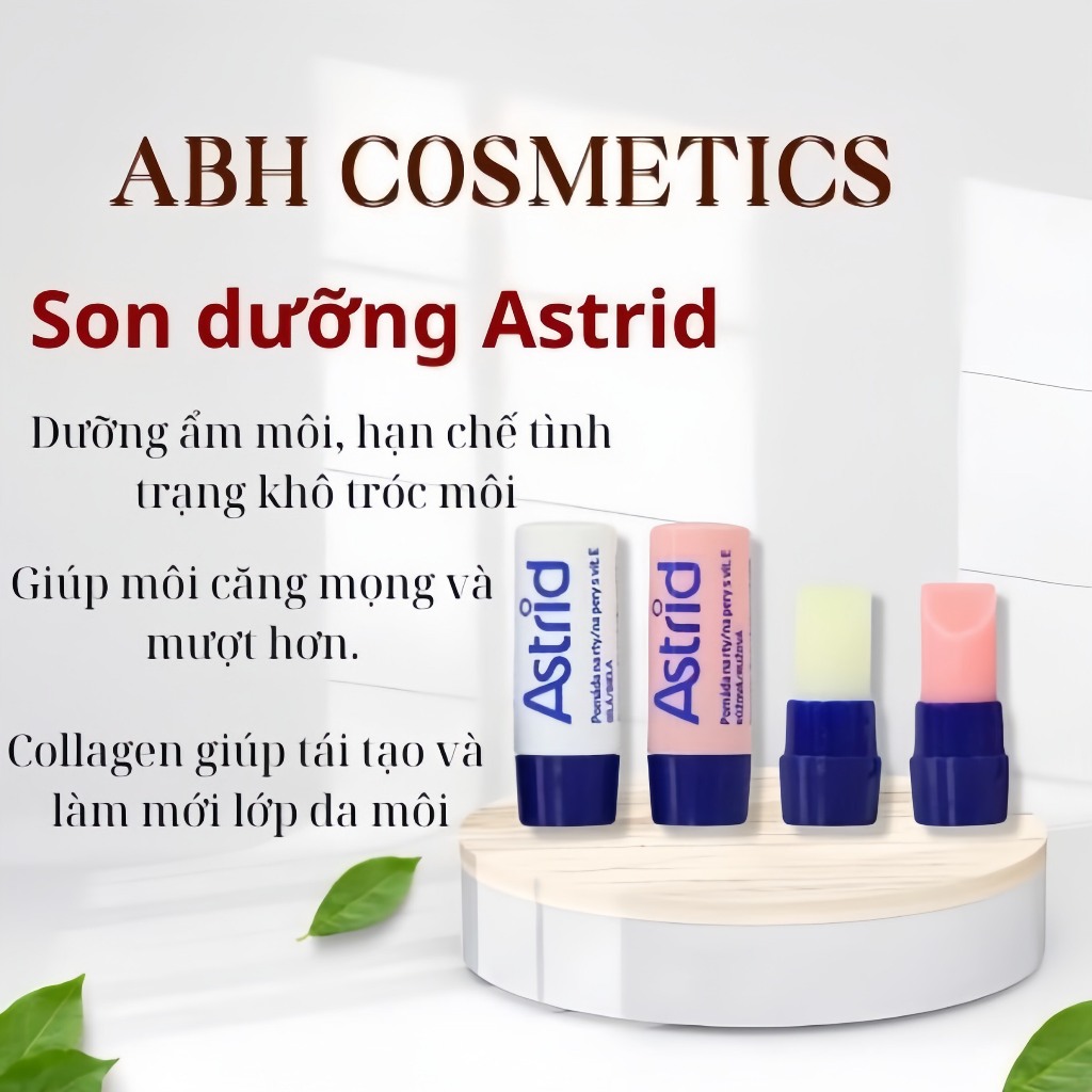Son dưỡng môi mỡ hươu Astrid mini - AHB Cosmetics