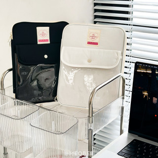 Túi chống sốc cho iPad & Laptop đa năng Basic Daily - Thiết kế tối giản pastel, chia ngăn thông minh bảo vệ by mèober