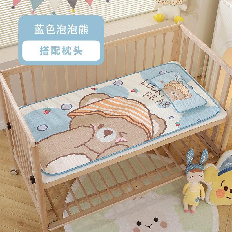 Chiếu Điều Hòa cao su non vải tencel 5D Kèm Gối Kích Thước 60x120cm HDN01 3sbaby