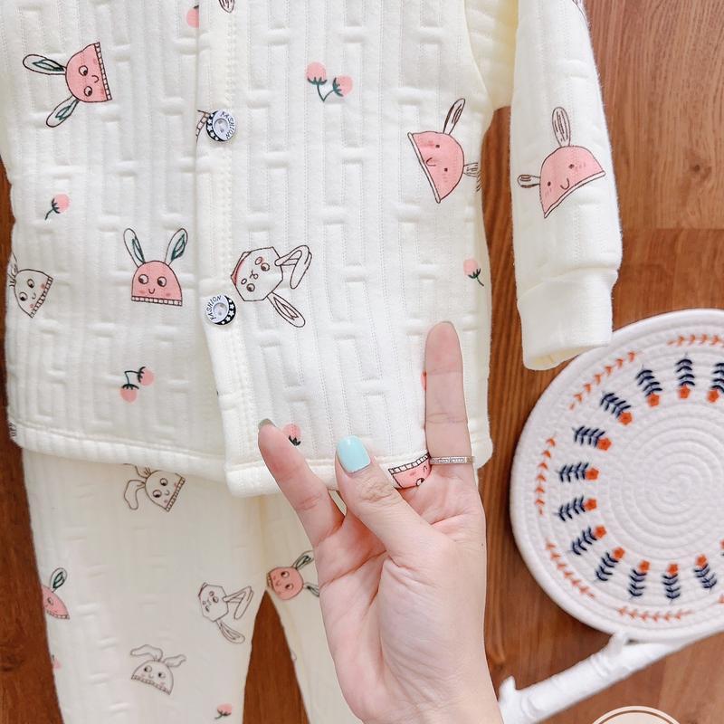 Bộ xốp gấu sơ sinh từ 0 tới 9 tháng tuổi dài tay Hi Mom cao cấp, mềm mại, họa tiết đáng yêu cho bé 4-10kg HQ01 Heo