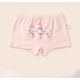 [T20 xu hướng] Set 4 quần chíp đùi cotton bé gái, quần lót trẻ em đáy cotton thông hơi cao cấp 10-36kg Maruka Fashion