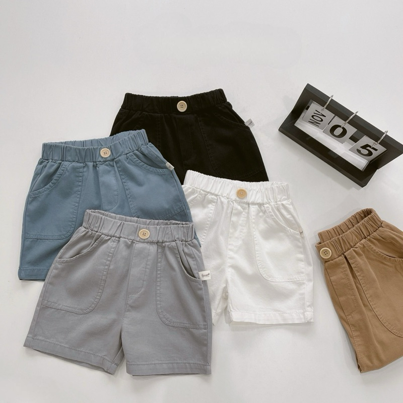 Quần short bé trai Beemo Quần đùi bé trai chất liệu kaki mềm mại thoáng khí dễ dàng phối đồ.