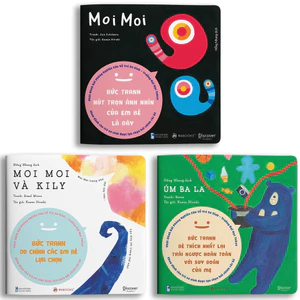 Sách Ehon - Set 3 cuốn Moi Moi và những người bạn - Dành cho trẻ từ 0-2 tuổi