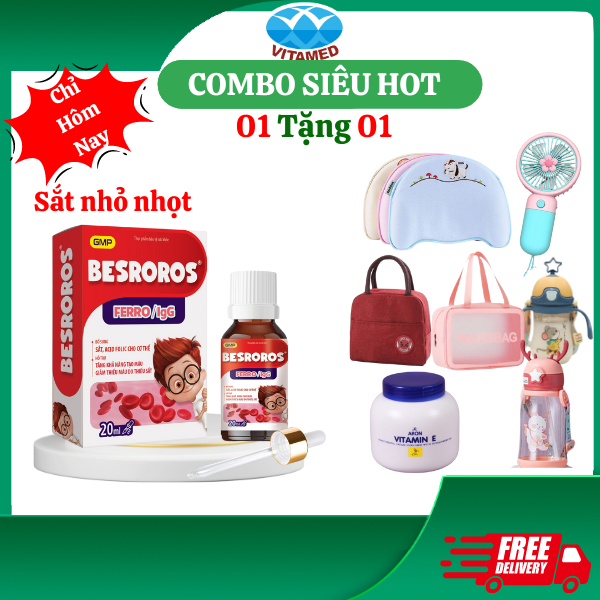 Besroros bổ sung sắt cho trẻ