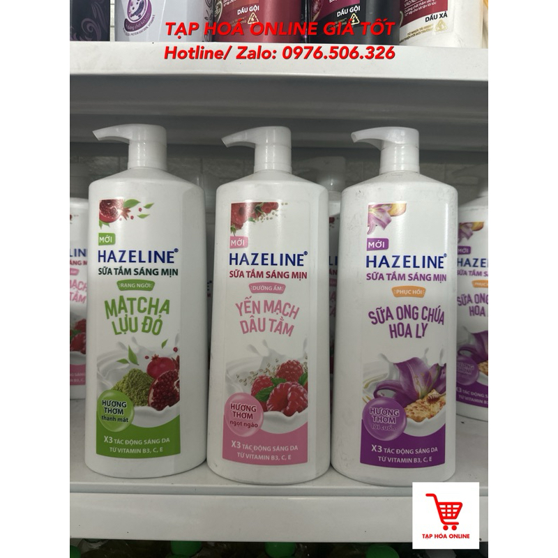 Sữa tắm HAZELINE chai 670g/ 800g/ 1kg chính hãng Unilever | Shopee Việt Nam