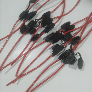 Combo 5 Giắc cắm, chân cắm cầu chì chống cháy có nắp đậy chống nước.