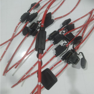 Combo 5 Giắc cắm, chân cắm cầu chì chống cháy có nắp đậy chống nước.