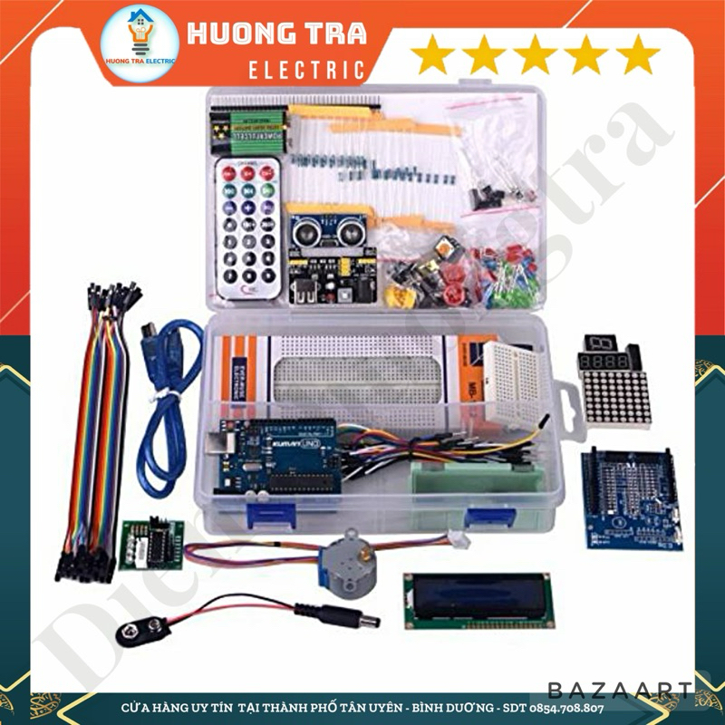 Bộ Kit Thực Hành Arduino Uno R3 Cơ Bản Dành Cho Học Sinh - Sinh Viên