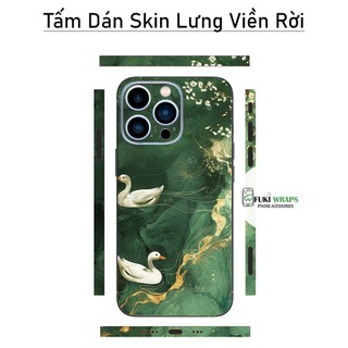 Tấm dán Skin Mặt Sau Mẫu Vịt MS01 FULL VIỀN 15promax , 14promax , 13promax , 12promax , 11promax , xsmax - FukiShop