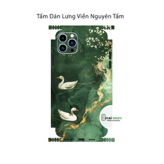 Tấm dán Skin Mặt Sau Mẫu Vịt MS01 FULL VIỀN 15promax , 14promax , 13promax , 12promax , 11promax , xsmax - FukiShop