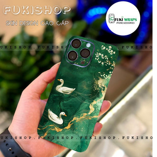 Tấm dán Skin Mặt Sau Mẫu Vịt MS01 FULL VIỀN 15promax , 14promax , 13promax , 12promax , 11promax , xsmax - FukiShop