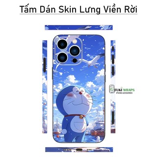 Tấm dán Skin Mặt sau / Ốp lưng Mẫu Doremon MS014 FULL VIỀN 15promax , 14promax , 13promax , 12promax , 11promax , xsmax