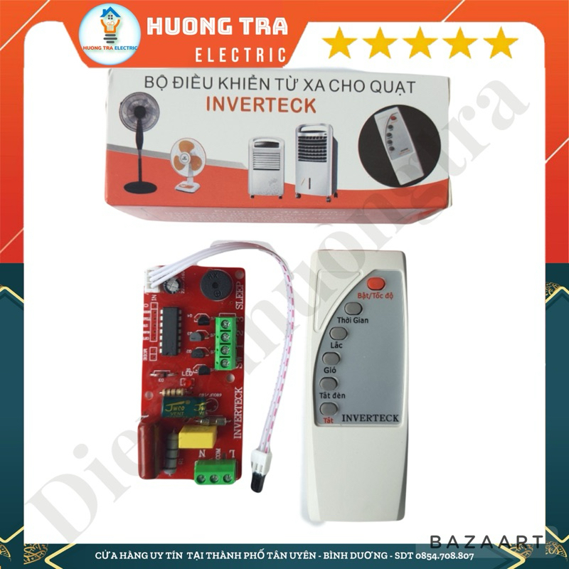 Bộ Mạch Quạt Điều Khiển Từ Xa INVERTECK Loại Tốt