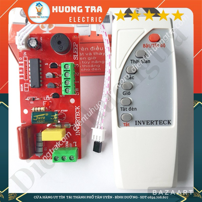 Bộ Mạch Quạt Điều Khiển Từ Xa INVERTECK Loại Tốt
