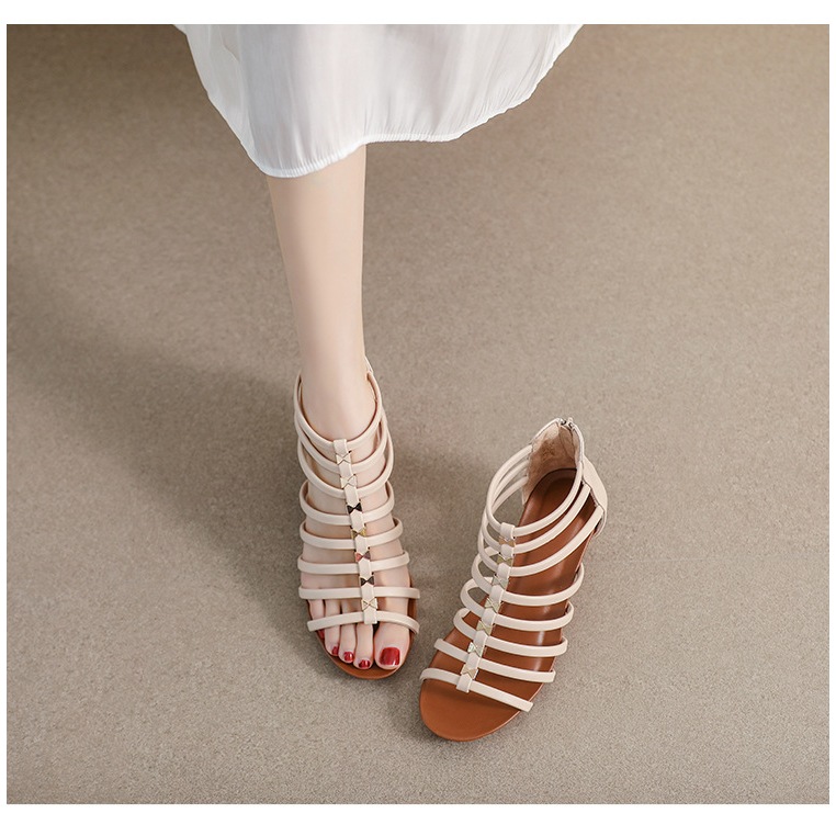 [Chính hãng] Giày sandal chiến binh nữ XIANGLV sang trọng basic đế cao 5cm, sandal nữ dây, giày dây LAL04- Laylalay.n