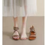 Giày sandal chiến binh nữ boho XIANGLV basic thổ cẩm 1.5cm, sandal nữ quai ngang, giày dây NH19 - Laylalay.n