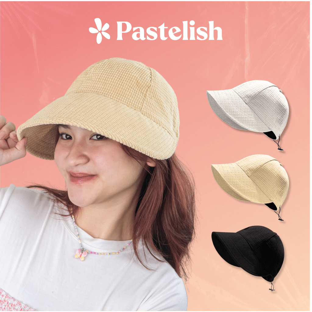 Mũ bucket che nắng dáng lưỡi trai Hàn Quốc - Pastelish - có dây rút tiện lợi - Hat phong cách thời trang trendy unisex