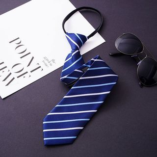 Cà vạt cho nam dây kéo phong cách giản dị,  caravat 8cm nút thắt cổ điển cope88