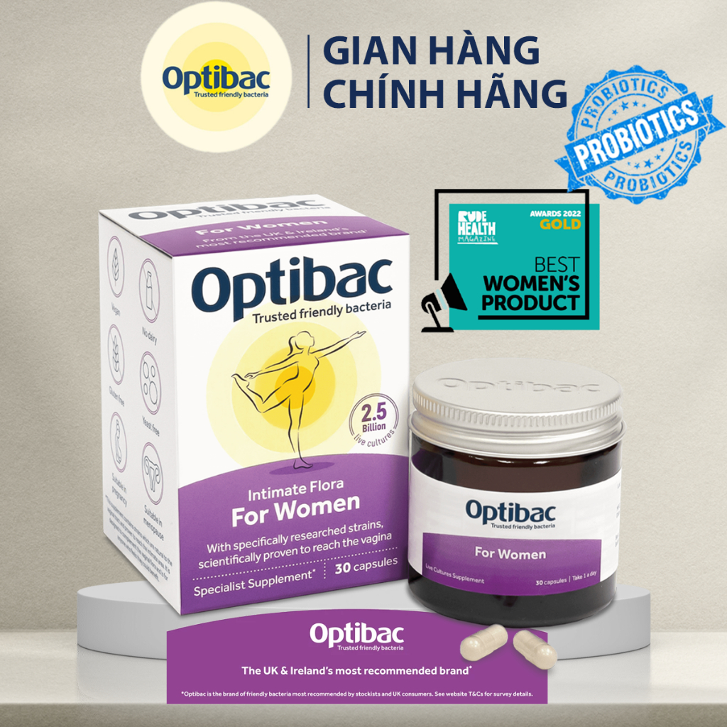 Optibac tím 14/30 viên (Optibac phụ khoa) chính hãng UK | Shopee Việt Nam