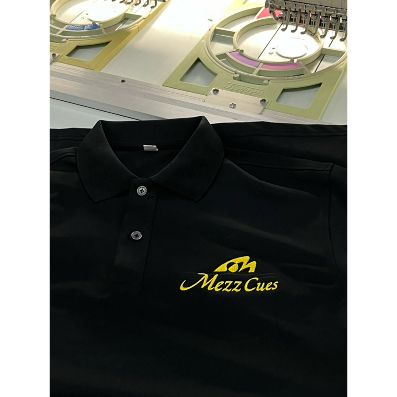 ÁO POLO BILLARD NAM/NỮ CUSTOM HÌNH THÊU LOGO MEZZ CUES | Shopee Việt Nam