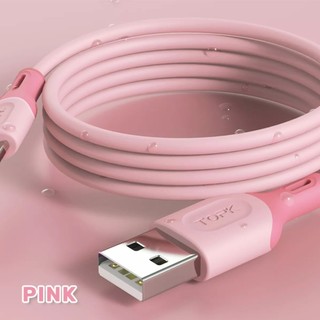 Cáp Sạc Nhanh TYPE C - 3A Topk Silicone Mềm Dẻo