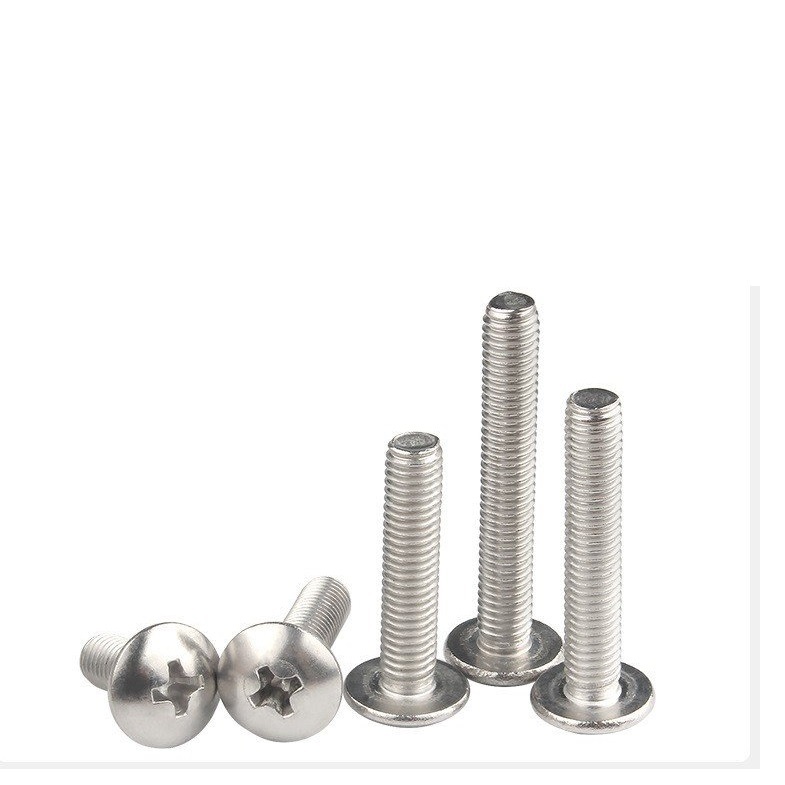 (INOX201) 50 cái M3-M6 vít pake đầu dù thân bulong inox201 M3-M6