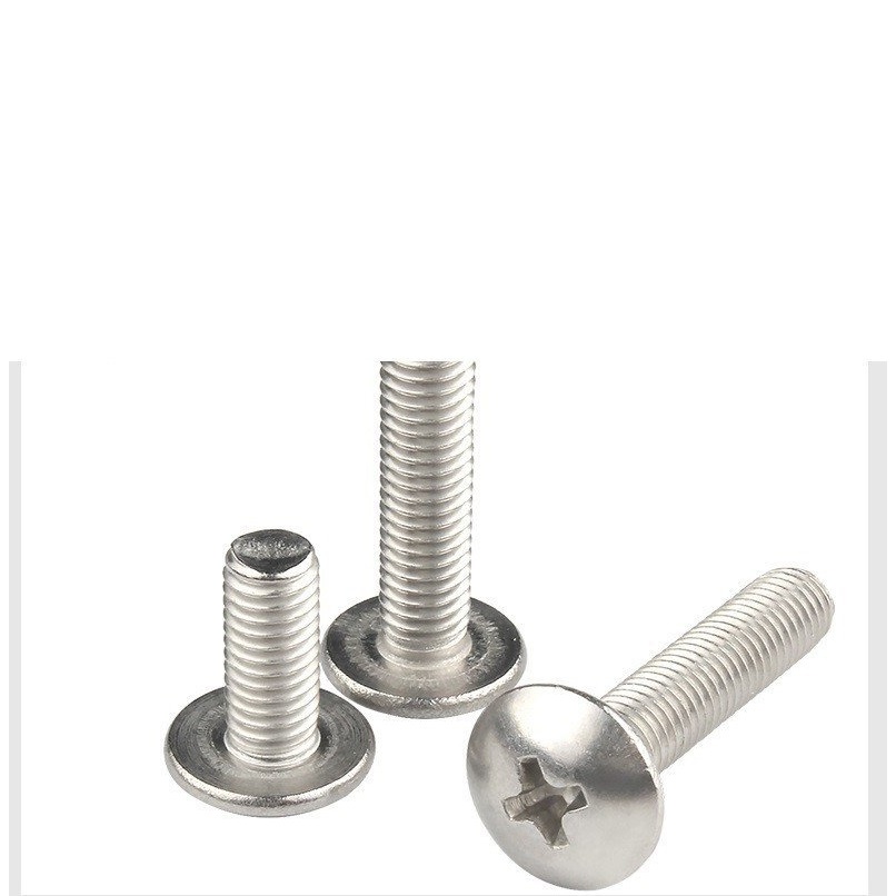 (INOX201) 50 cái M3-M6 vít pake đầu dù thân bulong inox201 M3-M6
