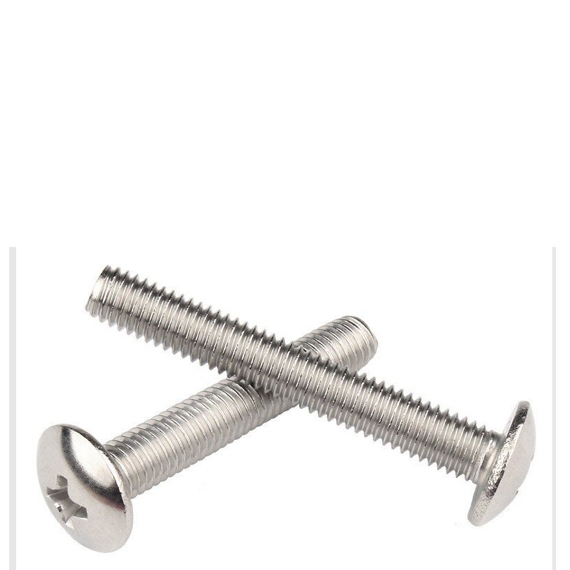 (INOX201) 50 cái M3-M6 vít pake đầu dù thân bulong inox201 M3-M6