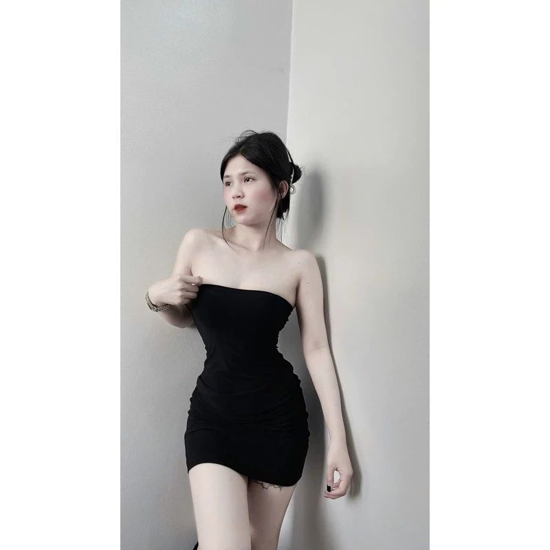 Đầm ống body, váy body, váy quây body cotton tôn 3 vòng cực sexôy
