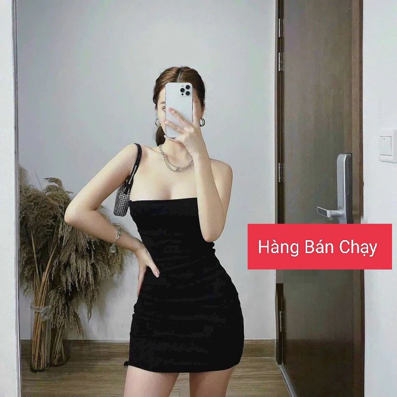 Đầm ống body, váy body, váy quây body cotton tôn 3 vòng cực sexôy