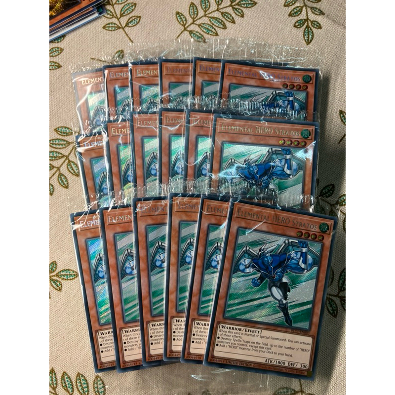 YuGiOh Elementar-HELD Stratos Secret Rare 1. Auflage DEUTSCH