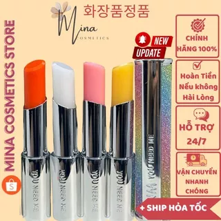 Son dưỡng có màu YNM rainbow honey lip balm Mềm Môi, Hết Thâm Chính Hãng / Son dưỡng YNM đổi màu Hàn Quốc