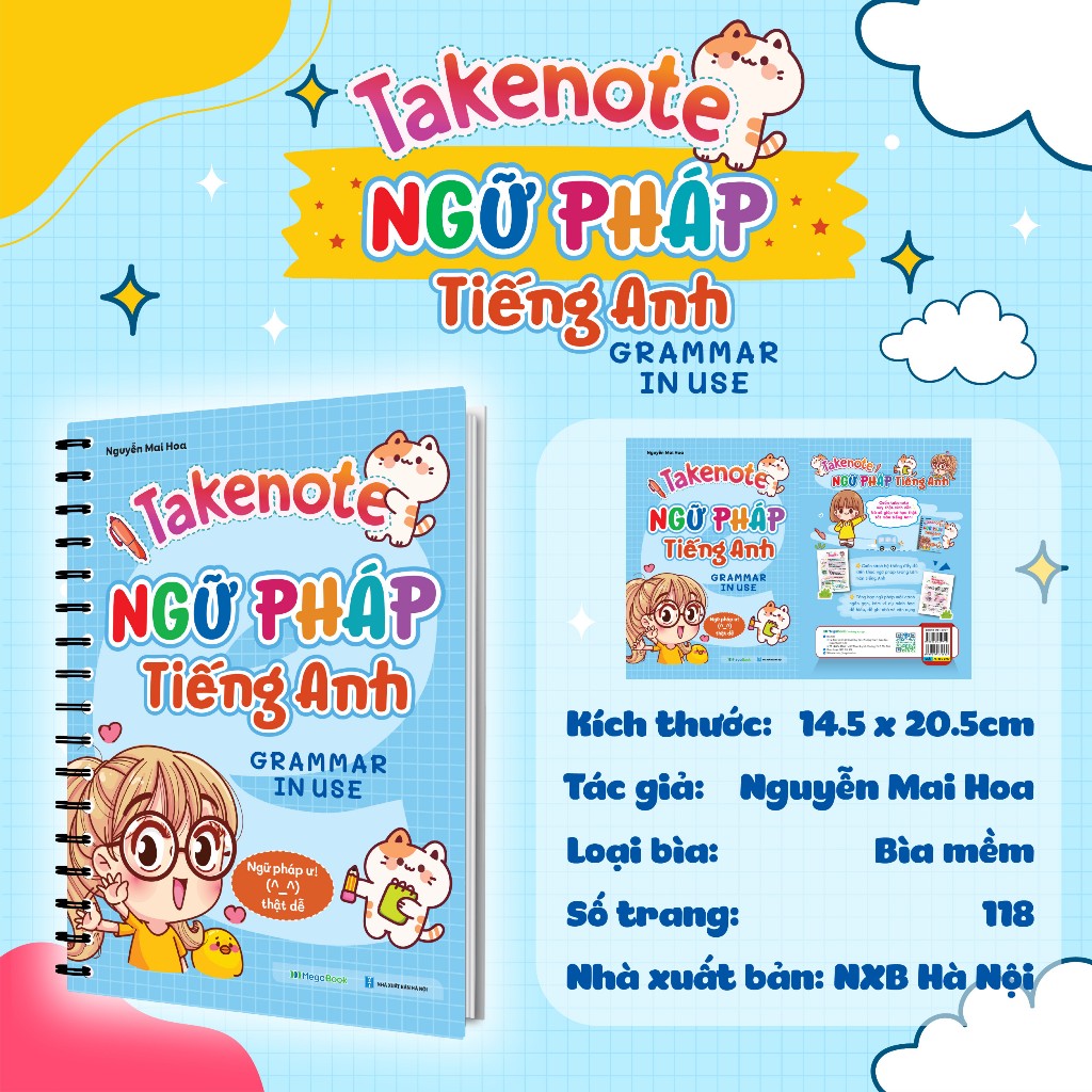 Ảnh Sổ Tay Takenote Ngữ Pháp Tiếng Anh (Grammar in use) - Gáy lò xo 3