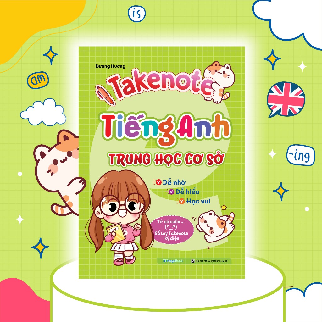 Ảnh Sổ Tay Takenote Tiếng Anh Trung Học Cơ Sở (Gáy lò xo) 2