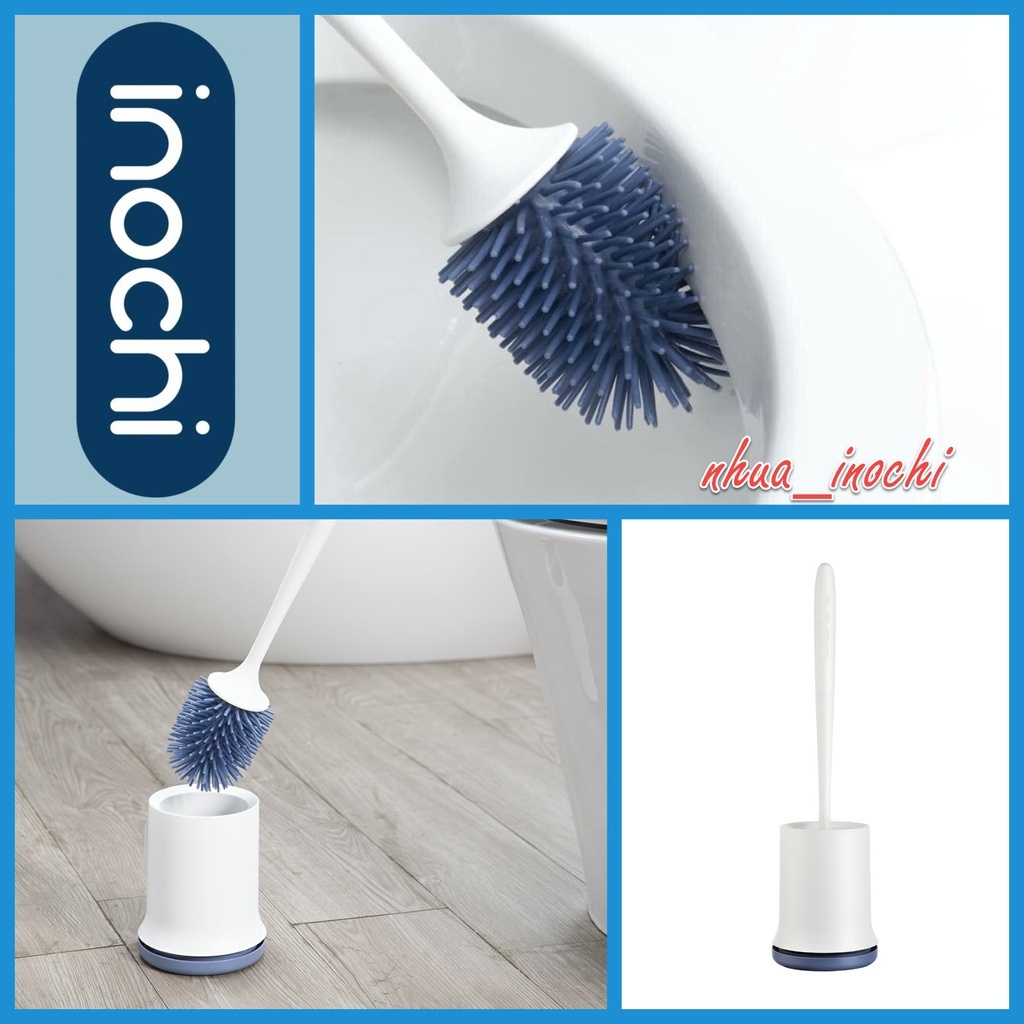 Chổi cọ toilet đầu silicon Kirei - CHÍNH HÃNG INOCHI