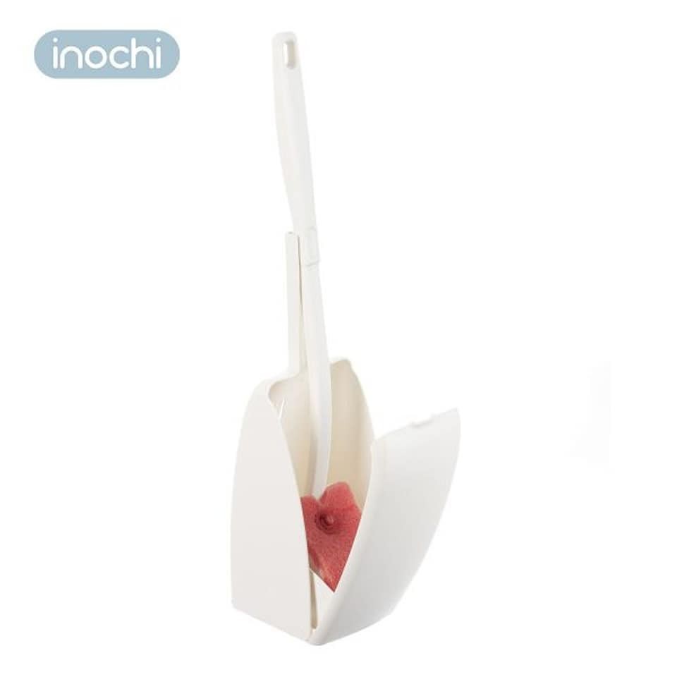 Chổi cọ toilet đầu mút mềm Kirei loại có hộp - CHÍNH HÃNG INOCHI