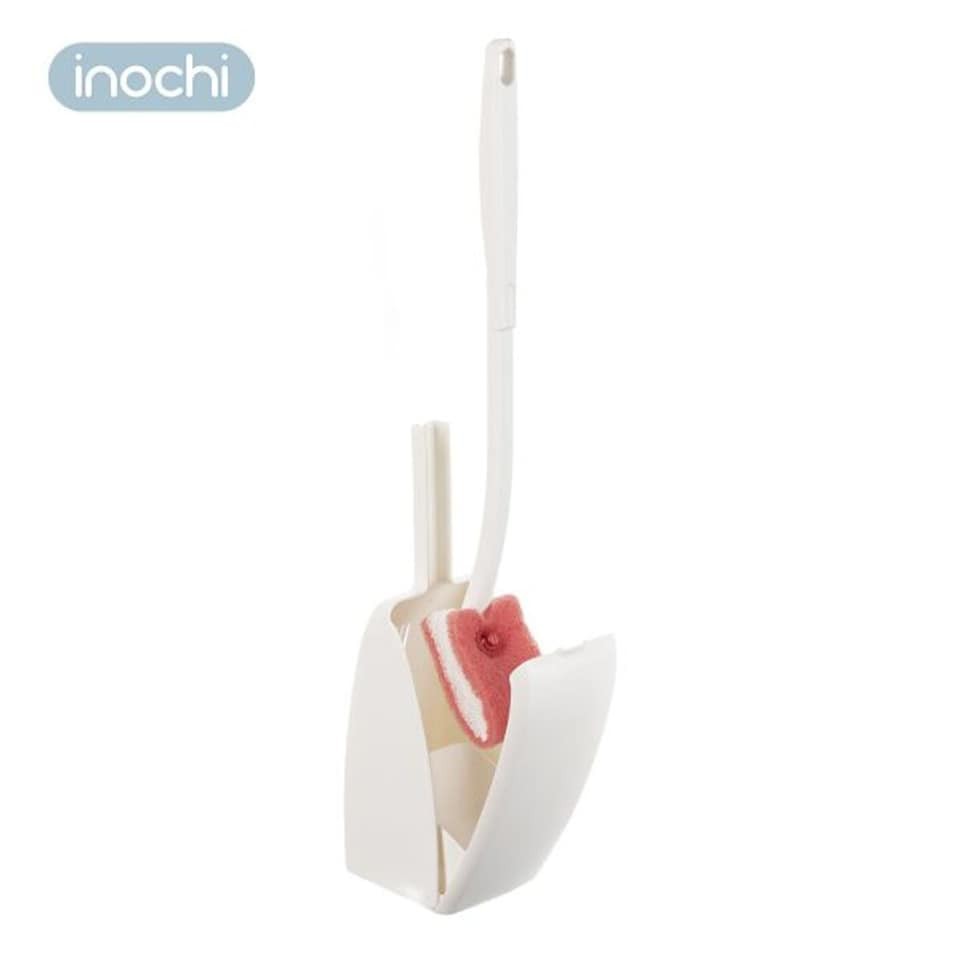 Chổi cọ toilet đầu mút mềm Kirei loại có hộp - CHÍNH HÃNG INOCHI