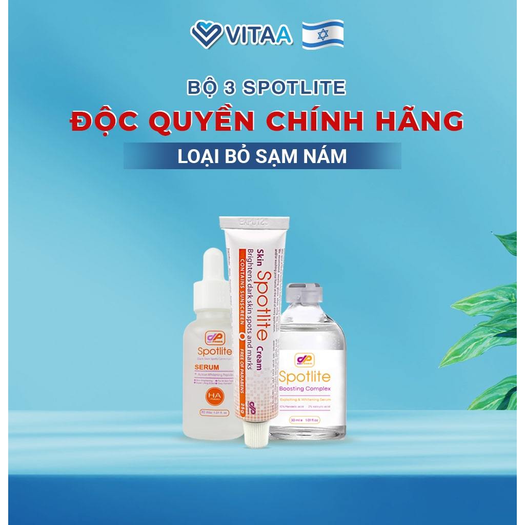 Ảnh Bộ 3 Sản Phẩm Loại Bỏ Nám Tàn Nhang Spotlite - Được Cấp Phép, Nhập Khẩu Chính Hãng Từ Israel 1