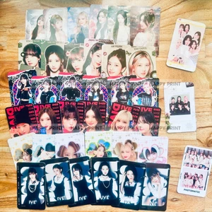 SET 6CARD DES IVE - photocard hình ảnh thiết kế nhóm nhạc IVE: Gaeul, Yujin, Rei, Wonyoung, Liz và Leeseo; freebies