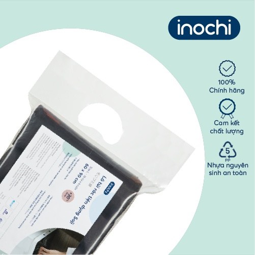 Lô 4 cuộn túi đựng rác tự phân hủy sinh học Inochi Có Quai Hơn 20% túi 10-25-50L phù hợp nhiều thùng rác